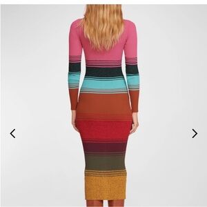 Multicolored Staud Ribbed Dress